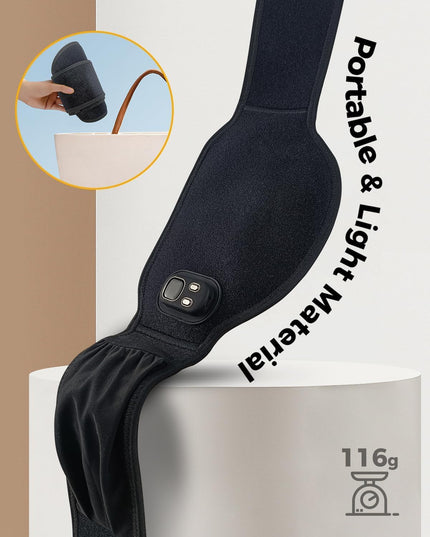 Aroma Season Menstrual Heating Pad, 4 Heat Levels and Auto-Off, 8000Mah Power Bank, Period Pain Relief for Lower Back Lumbar Waist Abdomen, Rechargeable, Gifts for Women Girls (Black)