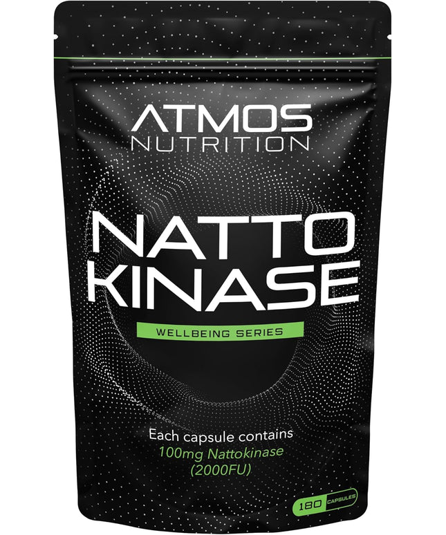 Nattokinase - 2000FU / 100Mg per Capsule - 6 Month'S Supply - High Strength Capsules! - Cardiovascular, Circulation, and Heart Support Enzyme Supplement - Non-Gmo & Made in the UK