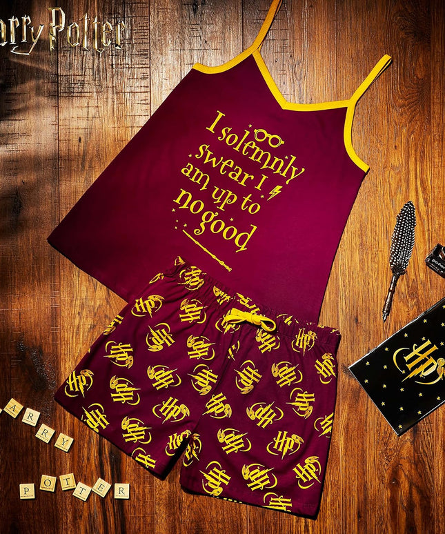 Girls Short Pyjama Set, 2 Piece Breathable Lounge Wear