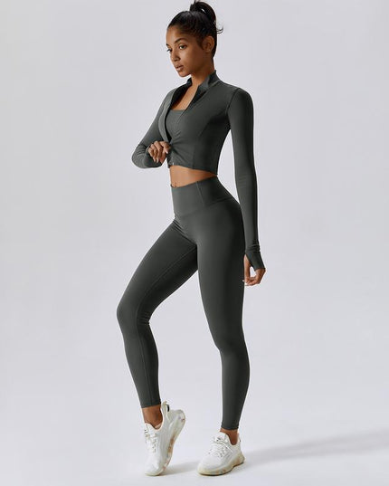 MASKERT “2-Piece Set”Women'S Set, Sports Set, Tight Fitting Set, Running Set, Yoga Set, High Elasticity, Skin Friendly and Comfortable