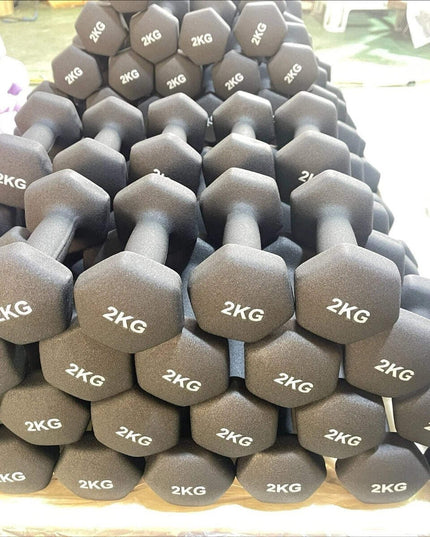 Neoprene Dumbbell Pair – Non-Slip Grip, Cast Iron Core – Gym Fitness Weights