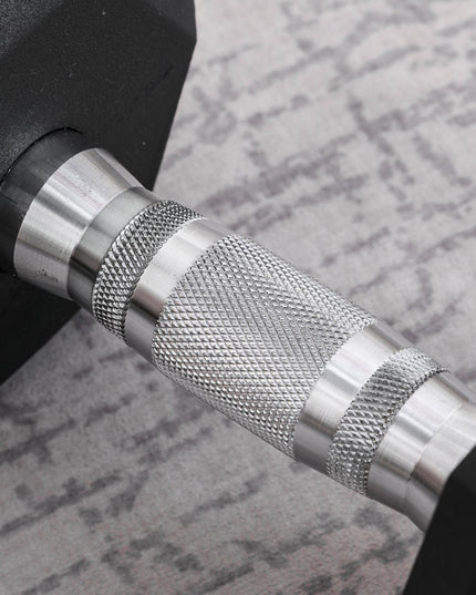 Single Rubber Hex Dumbbell Encased Ergo Weights Home Exercise Gym Fitness