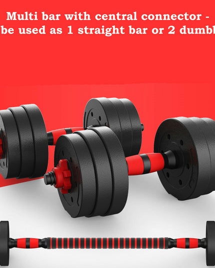 10KG / 30KG Dumbbell Set Pair – Adjustable Gym Weights for Strength Training & Home Workouts