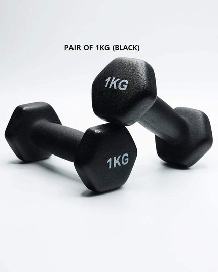 Neoprene Dumbbell Pair – Non-Slip Grip, Cast Iron Core – Gym Fitness Weights