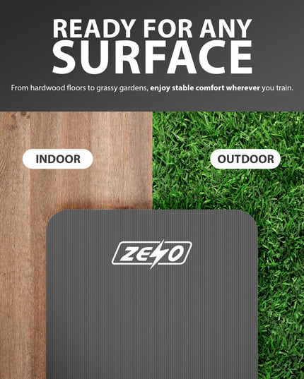 YOGA MAT 10MM THICK EXERCISE MAT GYM WORKOUT FITNESS PILATES HOME NON SLIP NBR