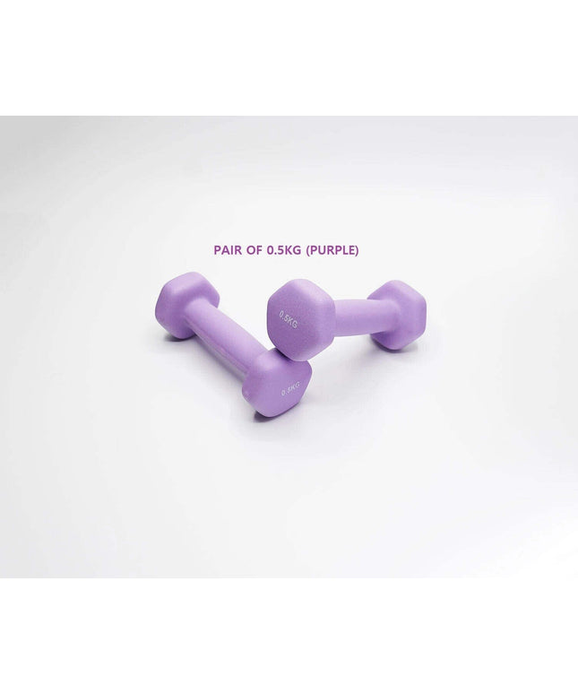 Neoprene Dumbbell Pair – Non-Slip Grip, Cast Iron Core – Gym Fitness Weights