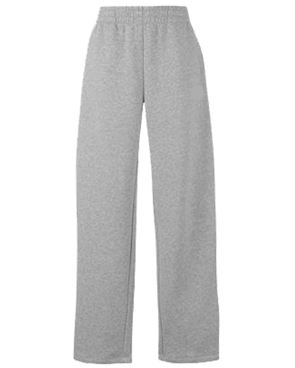 WOMENS OPEN HEM JOGGING BOTTOMS JOGGERS FLEECE TROUSERS LADIES TRACKSUIT PANTS