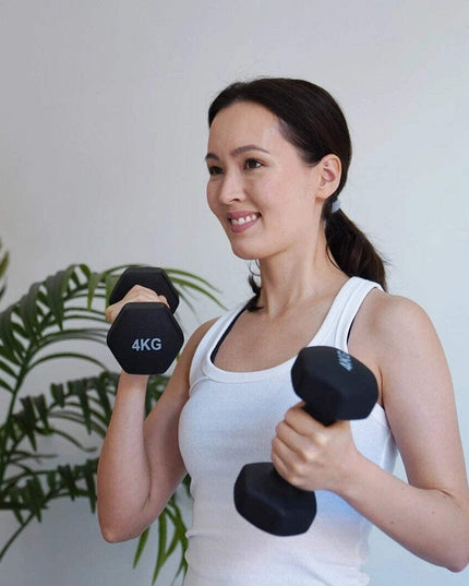 Neoprene Dumbbell Pair – Non-Slip Grip, Cast Iron Core – Gym Fitness Weights