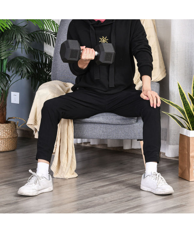 Single Rubber Hex Dumbbell Encased Ergo Weights Home Exercise Gym Fitness