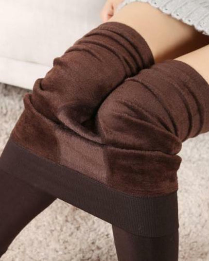 NEW WOMEN LADIES THICK WARM WINTER THERMAL FLEECE LINING LEGGINGS UK SIZE 08-18