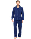 Navy / Pyjama Pjs Tops Bottom Pant Night Wear Sets / 2Xl / Xx-Large
