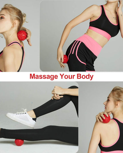 Trigger Point Massage Ball – 7.5cm Deep Tissue Muscle Massage Ball for Myofascial Release, Sports Recovery & Pain Relief