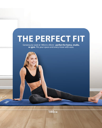 YOGA MAT 10MM THICK EXERCISE MAT GYM WORKOUT FITNESS PILATES HOME NON SLIP NBR