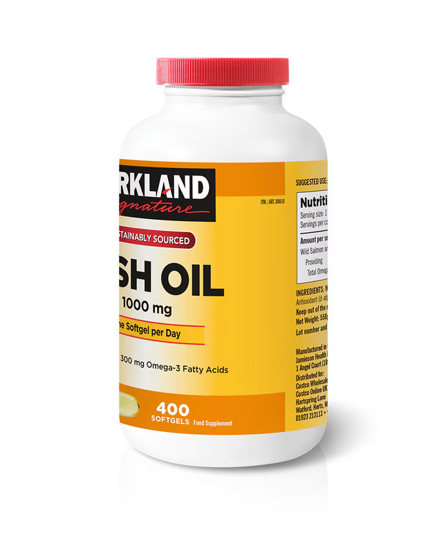 Kirkland Signature Fish Oil & Omega 3, 400 Count