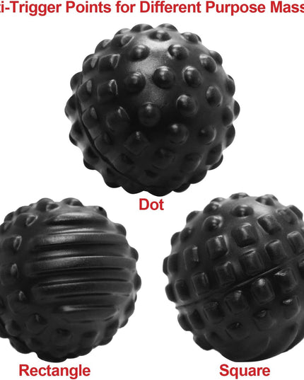 Trigger Point Massage Ball – 7.5cm Deep Tissue Muscle Massage Ball for Myofascial Release, Sports Recovery & Pain Relief