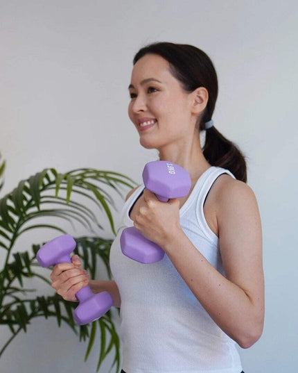 Neoprene Dumbbell Pair – Non-Slip Grip, Cast Iron Core – Gym Fitness Weights