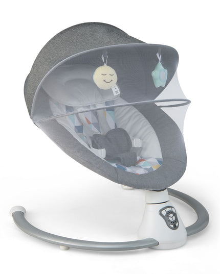 Baby Bouncer with 5 Swing Speeds and Built-In 17 Music for Newborn