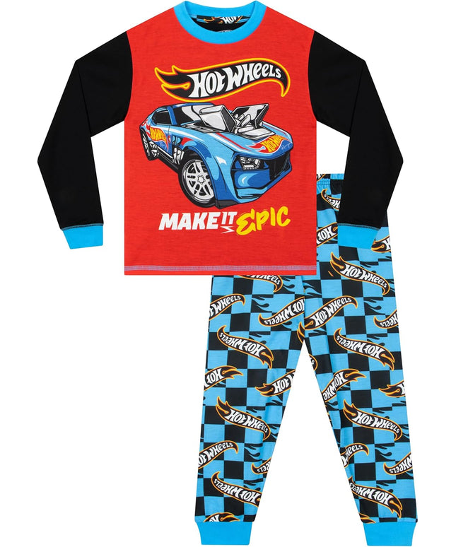 Hot Wheels Pyjamas | Race Car Boys Pyjamas | Racing Cars Pjs | Ages 3 to 10 Years
