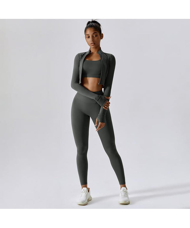 MASKERT “2-Piece Set”Women'S Set, Sports Set, Tight Fitting Set, Running Set, Yoga Set, High Elasticity, Skin Friendly and Comfortable