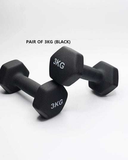 Neoprene Dumbbell Pair – Non-Slip Grip, Cast Iron Core – Gym Fitness Weights