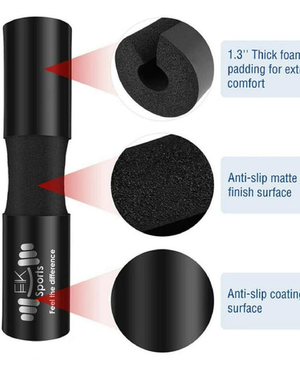 Barbell Pad Weight Lifting Squat Bar Padding Foam Gym Neck Shoulder Protection