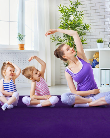 182 Cm Thick Exercise Yoga Mat with Double-Sided Non-Slip Design