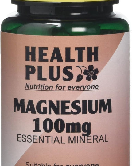 Health plus Magnesium 100Mg Mineral Supplement - 90 Tablets