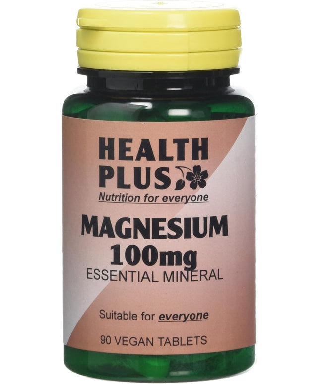 Health plus Magnesium 100Mg Mineral Supplement - 90 Tablets