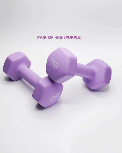 Neoprene Dumbbell Pair – Non-Slip Grip, Cast Iron Core – Gym Fitness Weights