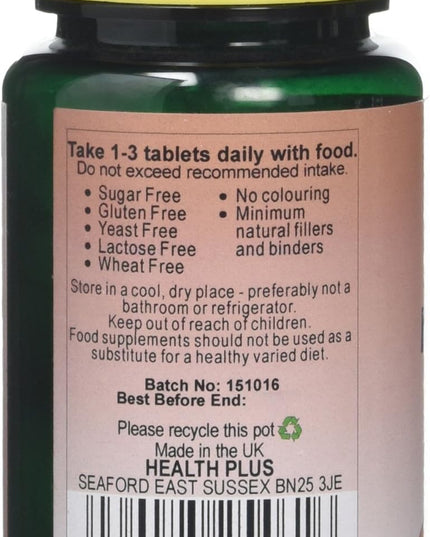 Health plus Magnesium 100Mg Mineral Supplement - 90 Tablets