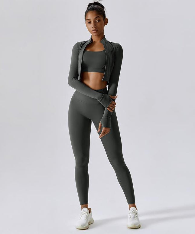 MASKERT “2-Piece Set”Women'S Set, Sports Set, Tight Fitting Set, Running Set, Yoga Set, High Elasticity, Skin Friendly and Comfortable