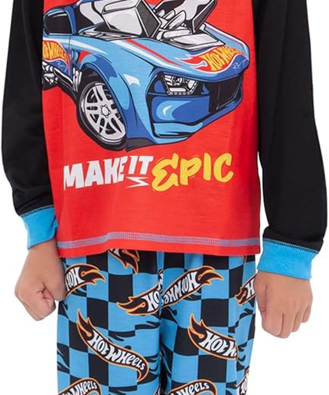 Hot Wheels Pyjamas | Race Car Boys Pyjamas | Racing Cars Pjs | Ages 3 to 10 Years