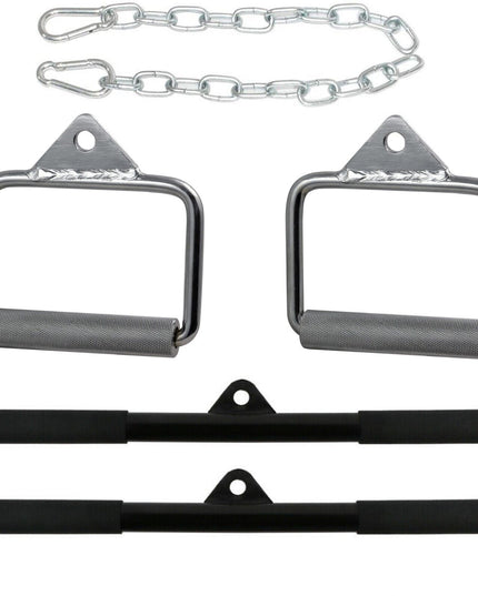 GYM MASTER 180kg Cable Crossover Machine with Pull-Up Bar – Multi-Station Home Gym Equipment with Attachments