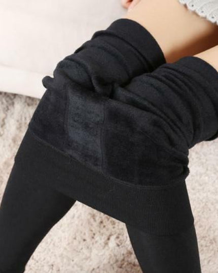 NEW WOMEN LADIES THICK WARM WINTER THERMAL FLEECE LINING LEGGINGS UK SIZE 08-18