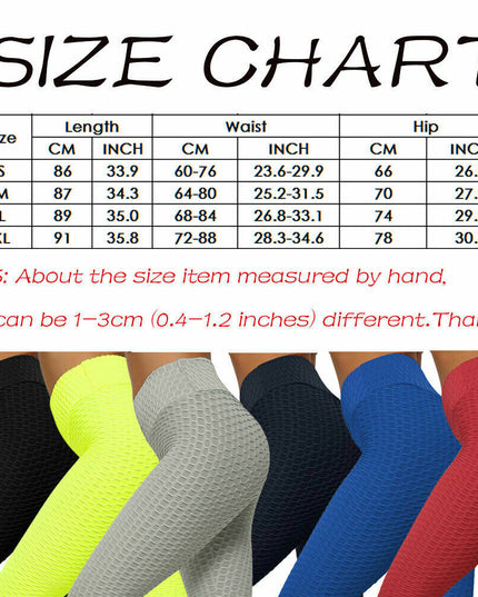 Women Anti-Cellulite Yoga Pants Push up Tik Tok Leggings Bum Butt Lift Sport Gym