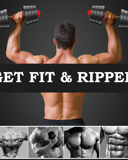 10KG / 30KG Dumbbell Set Pair – Adjustable Gym Weights for Strength Training & Home Workouts