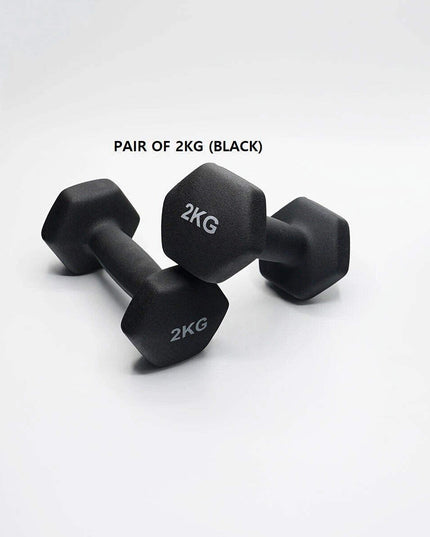Neoprene Dumbbell Pair – Non-Slip Grip, Cast Iron Core – Gym Fitness Weights