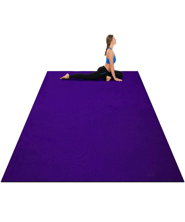 182 Cm Thick Exercise Yoga Mat with Double-Sided Non-Slip Design