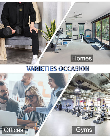 Single Rubber Hex Dumbbell Encased Ergo Weights Home Exercise Gym Fitness