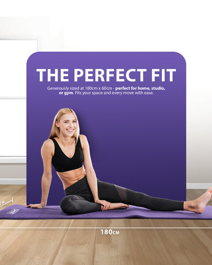 YOGA MAT 10MM THICK EXERCISE MAT GYM WORKOUT FITNESS PILATES HOME NON SLIP NBR