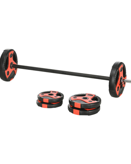20Kg Adjustable Barbell Set, Body Pump Bar and Weights Set for Home Gym