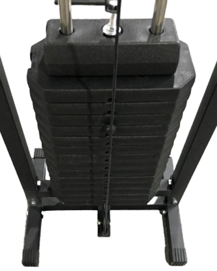 GYM MASTER 180kg Cable Crossover Machine with Pull-Up Bar – Multi-Station Home Gym Equipment with Attachments