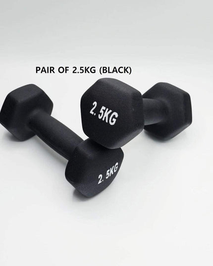 Neoprene Dumbbell Pair – Non-Slip Grip, Cast Iron Core – Gym Fitness Weights
