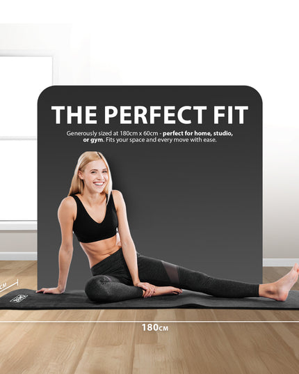 YOGA MAT 10MM THICK EXERCISE MAT GYM WORKOUT FITNESS PILATES HOME NON SLIP NBR