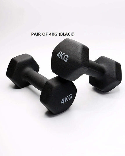 Neoprene Dumbbell Pair – Non-Slip Grip, Cast Iron Core – Gym Fitness Weights