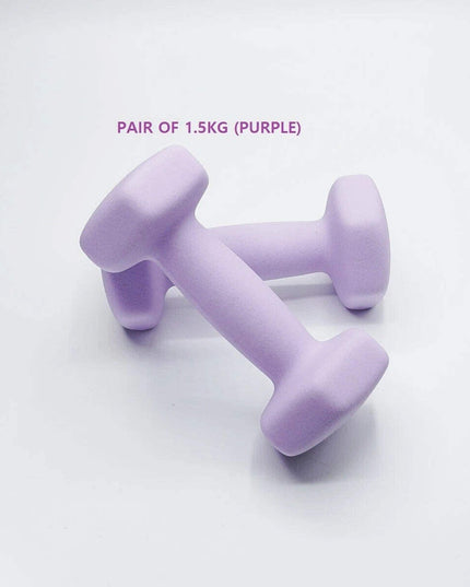 Neoprene Dumbbell Pair – Non-Slip Grip, Cast Iron Core – Gym Fitness Weights