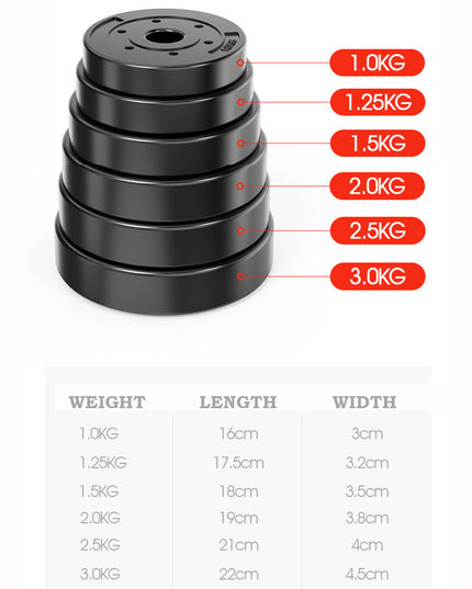 10KG / 30KG Dumbbell Set Pair – Adjustable Gym Weights for Strength Training & Home Workouts