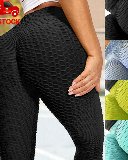 Women Anti-Cellulite Yoga Pants Push up Tik Tok Leggings Bum Butt Lift Sport Gym