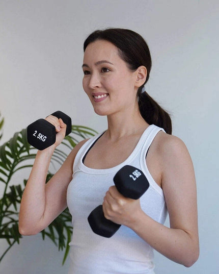 Neoprene Dumbbell Pair – Non-Slip Grip, Cast Iron Core – Gym Fitness Weights