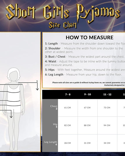 Girls Short Pyjama Set, 2 Piece Breathable Lounge Wear